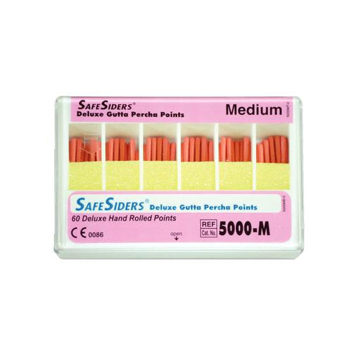 Essential Dental Systems 5000M SafeSiders Gutta Percha Points Medium 60/Pk Essential Dental Systems 5000M SafeSiders Gutta Percha Points Medium 60/Pk